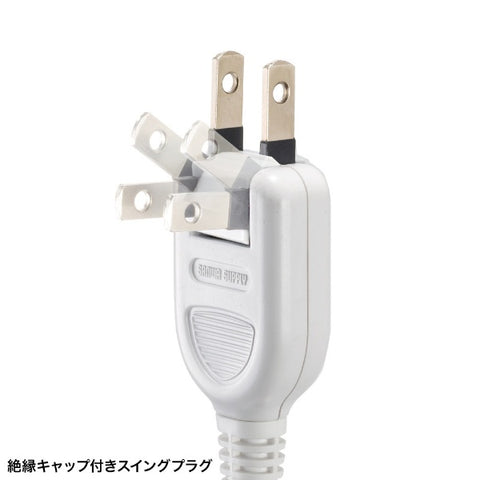 SANWA SUPPLY Lightning Tap 10 ports + USB-A + Type-C (PD20W) TAP-SP2110NUC-2W