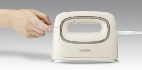 TOSHIBA Clothing Steamer Beige TAS-V70-N [With hanger shot function]