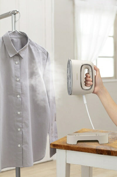 TOSHIBA Clothing Steamer Beige TAS-V70-N [With hanger shot function]