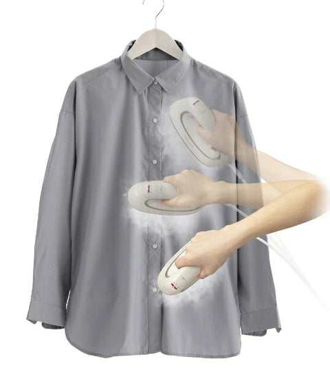 TOSHIBA Clothing Steamer Beige TAS-V70-N [With hanger shot function]