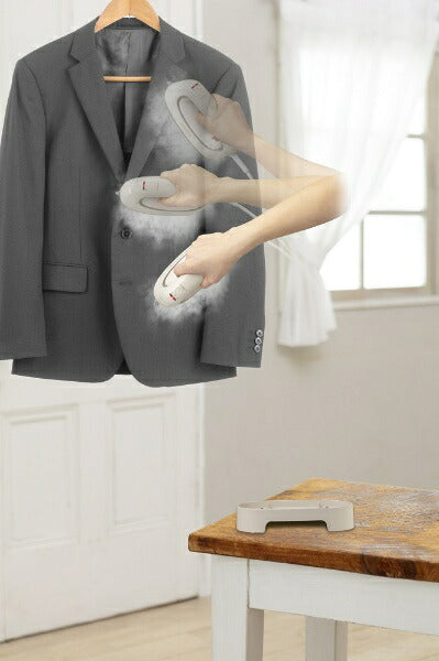 TOSHIBA Clothing Steamer Beige TAS-V70-N [With hanger shot function]
