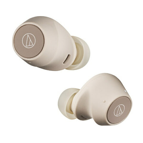audio-technica Completely Wireless Earphones Light Beige ATH-CKS30TW+BG [Wireless (Left and Right Separated)/Noise Canceling Compatible/Bluetooth Compatible]