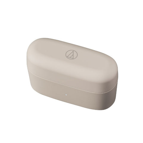 audio-technica 完全無線耳機淺米色 ATH-CKS30TW+BG [無線（左右分離）/相容降噪/相容藍牙]