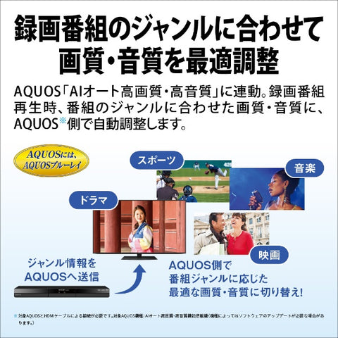 シャープ ブルーレイレコーダー AQUOS（アクオス） 2B-C20GW1 [2TB /2番組同時録画]