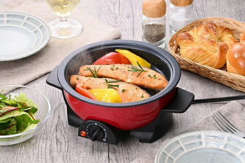 Abitelax Electric Grill Pot APN10G-R Red [2 Plates]