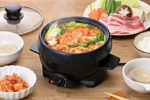 Abitelax Electric Grill Pot APN10G-K Black [2 Plates]