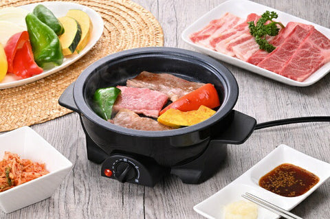 Abitelax Electric Grill Pot APN10G-K Black [2 Plates]