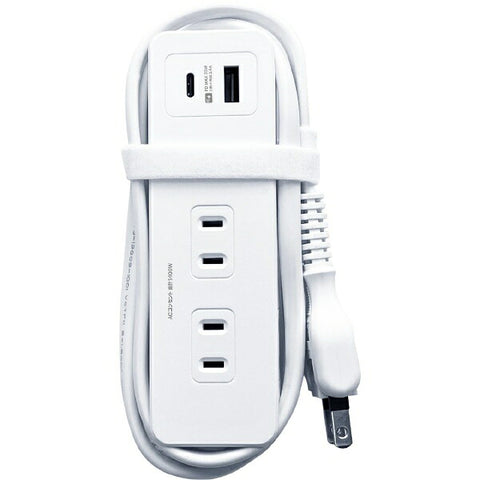 KASHIMURA 電源タップAC4 USBA+C PD20W 1.2m 自動識別　リバーシブル AC-054 [1.2m /4個口 /2ポート]