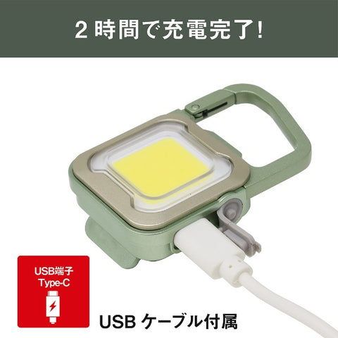 Musashi Rechargeable Pikari MINI LIGHT Mint Green/Champagne Gold WRC24-MG Mint Green/Champagne Gold [LED/Rechargeable/Waterproof]