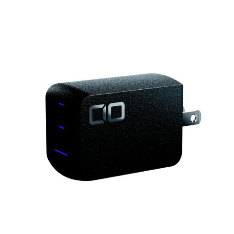CIO Fast Charger NovaPort TRIO II 67W 2C1A Black CIO-G67W2C1A-N2-BK [3-port / USB Power Delivery Compatible / GaN (Galium Nitride) Uses]