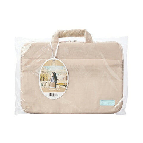 ELECOM Laptop Compatible [~14.0 inches] Inner Bag 2-way Storage Pocket Off Toco Limited Color Model Sand Beige BM-OF07BE