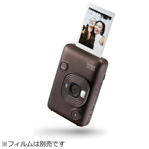 FUJIFILM ハイブリッドインスタントカメラ 『チェキ』 instax mini LiPlay ディープブロンズ