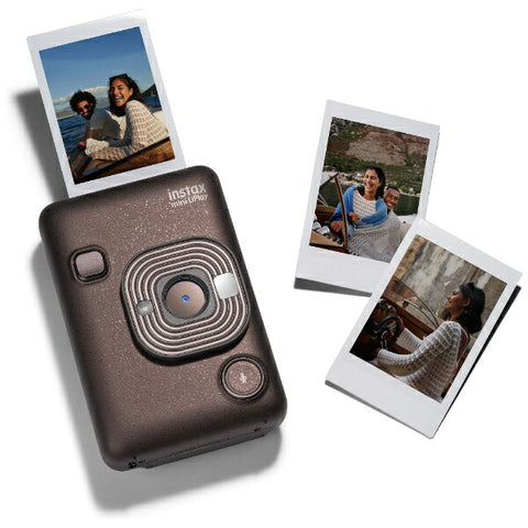 FUJIFILM ハイブリッドインスタントカメラ 『チェキ』 instax mini LiPlay ディープブロンズ