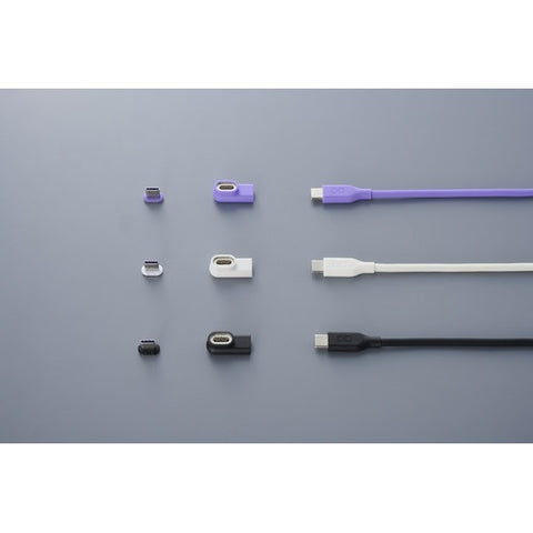 シーアイオー USB-C マグネット変換アダプタ パープル CIO-MGCT-CC-PP