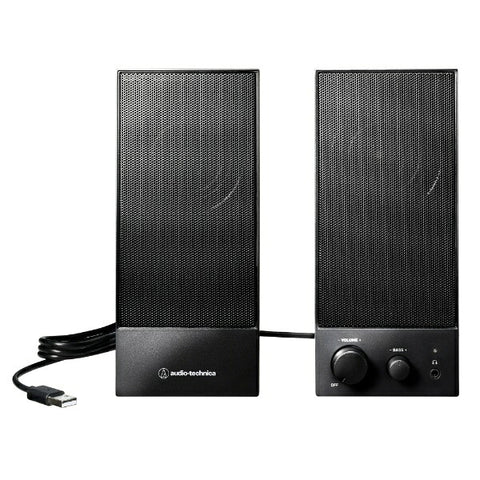 audio-technica AT-SP105 PCスピーカー 3.5mm接続 3.5mmポート搭載 (Chrome/Mac/Windows11対応) [USB電源]