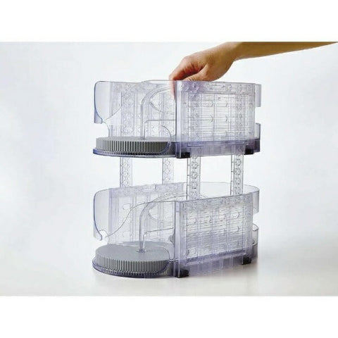 COGIT 節省空間調味架 Mawarina DX 透明 93965