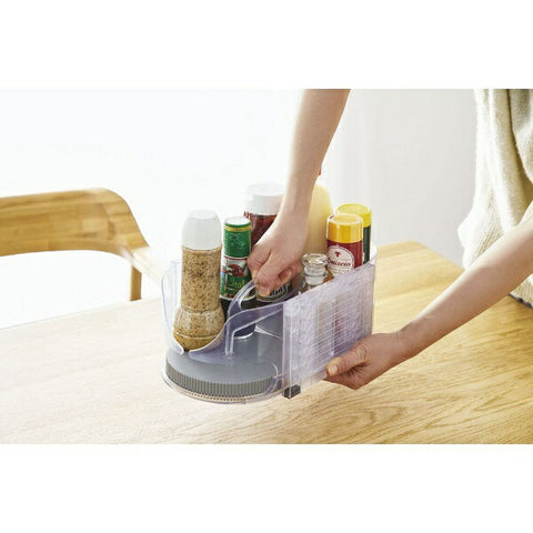 COGIT 공간 절약 조미료 랙 마와리나 DX 클리어 93965