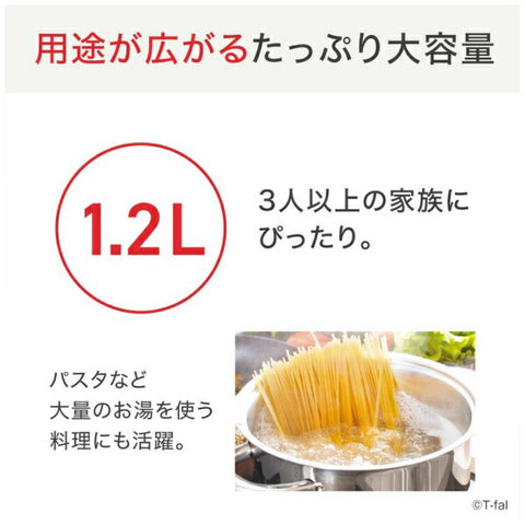 特福电热水壶 Justin Rock 黑色 KO5908JP [1.2L]