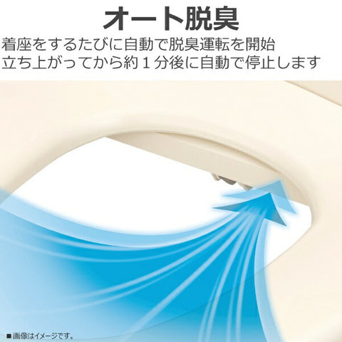 TOSHIBA Warm Water Wash Toilet Seat Pastel Ivory SCS-TCK1020-N [Hot Water Storage Type]