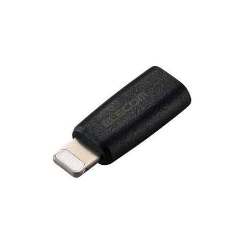 Elecom USB-C到Lightning轉換適配器 PD兼容60W快速充電緊湊型[配備了閃電端口iPhone iPad Airpods iOS設備兼容]