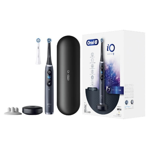 Brown iO9 Black Onyx Electric Toothbrush IOM92J22ACBK-W [Oral B / Rotating]