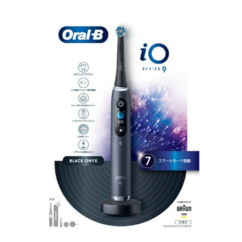 Brown IO9 Black Onyx 전기 칫솔 IOM92J22ACBK-W [Oral B / Rotating]