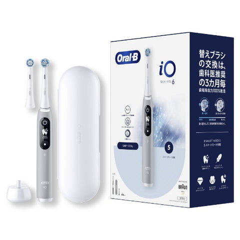 棕色 iO6 灰蛋白石電動牙刷 IOM62J61KGR-W [口腔 B/旋轉式]