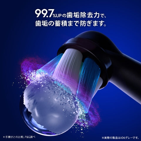 Brown iO6 Gray Opal Electric Toothbrush IOM62J61KGR-W [Oral B/Rotary]