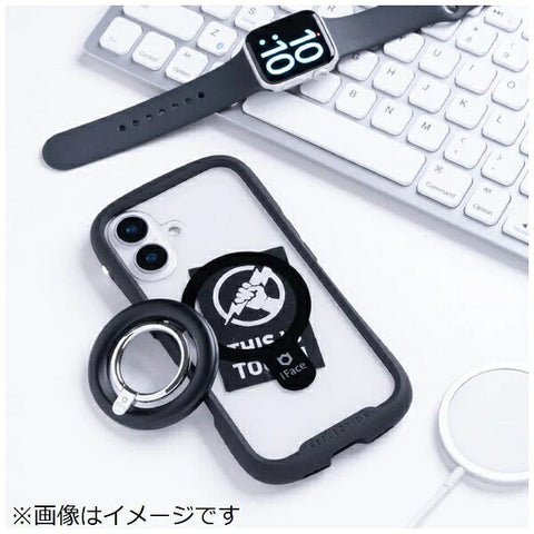 Hammy iPhone 16（6.1 英寸）iFace Reflection MagSynq 钢化玻璃透明保护壳 iFace 灰色 41-980026