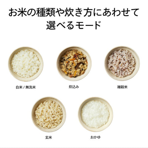 ツインバード はやくておいしい3合IH炊飯器 ホワイト RM-D793W [3合 /IH]