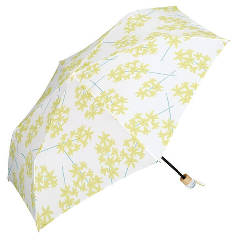木塑复合材料。雨伞折叠伞风信子迷你木塑。关闭 7803-014-002OF [雨伞/女式/50cm]