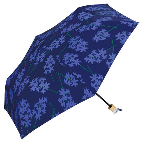 WPC. Umbrella Folding Umbrella Hyacinth Mini Wpc. Navy 7803-014-002NV [Umbrella/Women's/50cm]