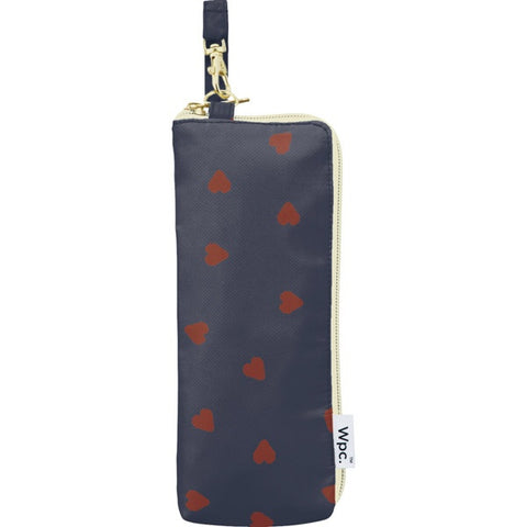 WPC. Parasol Folding Umbrella Shading Jaggy Heart Mini Wpc. Navy 801-12195-102NV [Umbrella for both sun and rain/Women's/40cm]