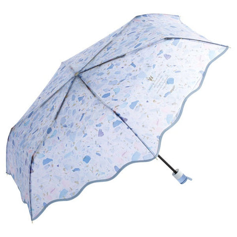 木塑复合材料。雨伞 折叠雨伞 乙烯基雨伞 淡石雨伞 迷你木塑。蓝色 PT-0070-002BL [伞/女/54cm]
