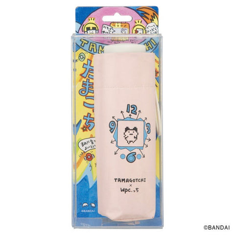 WPC。 Parasol折疊傘Tamagotchi X WPC.Cchi陰影主題Mini WPC。粉紅色（Mametchi）801-TM001-102PK [陽光和雨 /婦女 / 47厘米的雨傘]