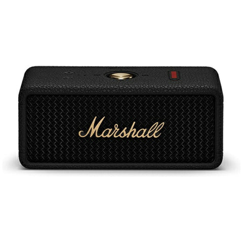 Marshall Bluetooth Speaker Emberton III Black and Brass EMBERTON3BLACK&BRASS [Waterproof/Bluetooth compatible]