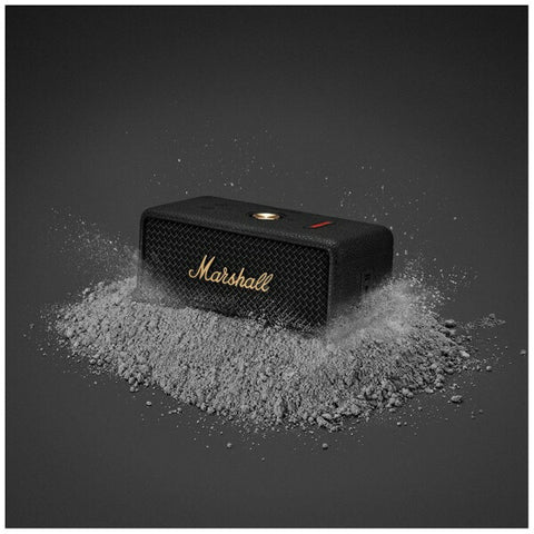 Marshall藍牙揚聲器Emberton III黑色和黃銅Emberton3Black＆Brass [防水/藍牙兼容]