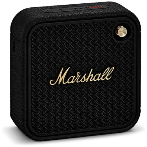 Marshall Bluetooth Speaker Willen II Black and Brass WILLEN2BLACKANDBRASS [Waterproof/Bluetooth compatible]