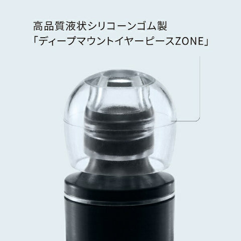 radius Earphones Canal type USB Type-C Black HP-Q50CK [USB]