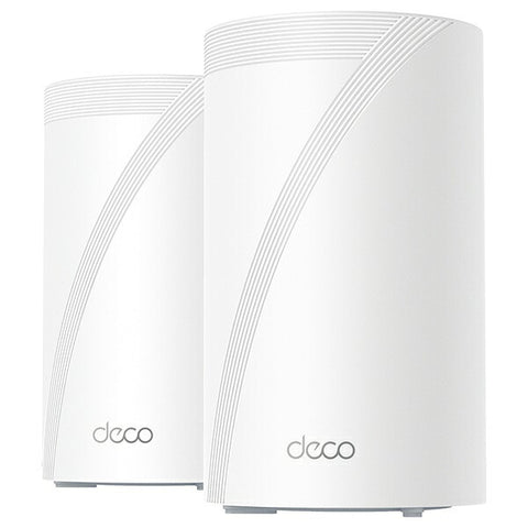 TP Link Wi-Fi Router 5764+2882+688Mbps Deco BE65 Pro 2P (2 Pack) [Wi-Fi 7(be) / IPv6 compatible]