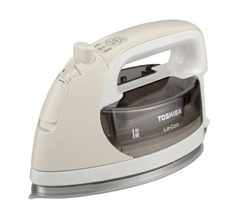 TOSHIBA Cordless Steam Iron La・Coo Miracle Base Beige TA-FDX670-N [With hanger shot function]
