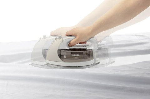 TOSHIBA Cordless Steam Iron La・Coo Miracle Base Beige TA-FDX670-N [With hanger shot function]