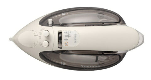 TOSHIBA Cordless Steam Iron La・Coo Biracle Base Beige TA-FV570-N [With hanger shot function]