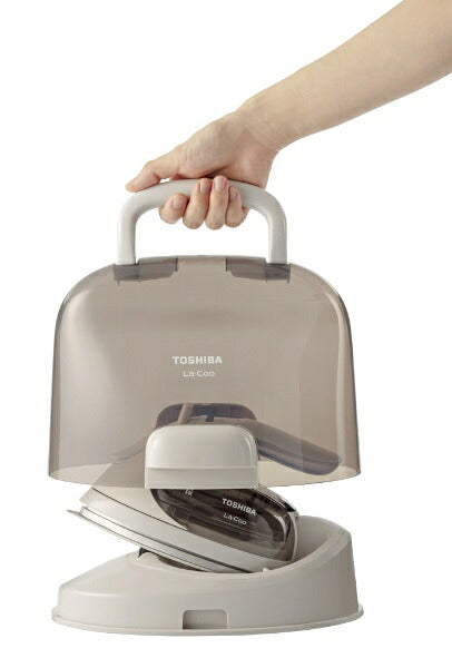 TOSHIBA Cordless Steam Iron La・Coo Biracle Base Beige TA-FV570-N [With hanger shot function]