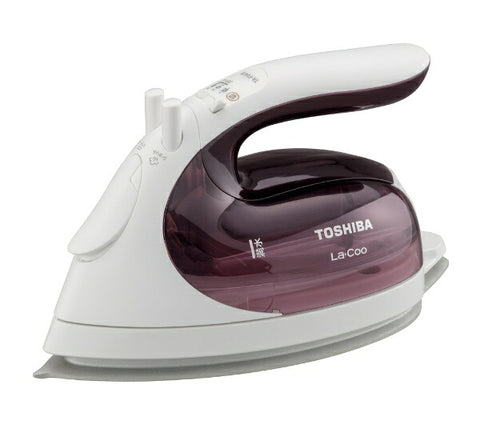 TOSHIBA Cordless Steam Iron La・Coo Biracle Base Mar-N Red TA-FV470-R [With hanger shot function]