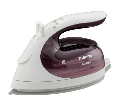 TOSHIBA Cordless Steam Iron La・Coo Biracle Base Mar-N Red TA-FV470-R [With hanger shot function]