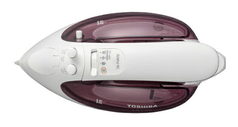 TOSHIBA Cordless Steam Iron La・Coo Biracle Base Mar-N Red TA-FV470-R [With hanger shot function]