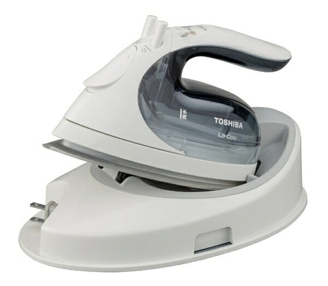 TOSHIBA Cordless Steam Iron La・Coo Miracle Base Ice Blue TA-FV470-L [With hanger shot function]