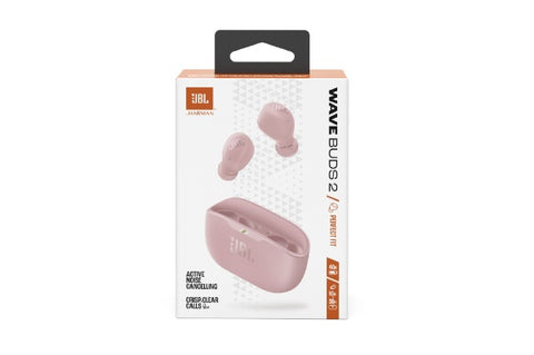 JBL Completely Wireless Earphones JBL Pink JBLWBUDS2PIK [Wireless (left and right separated) / Noise canceling compatible / Bluetooth compatible]