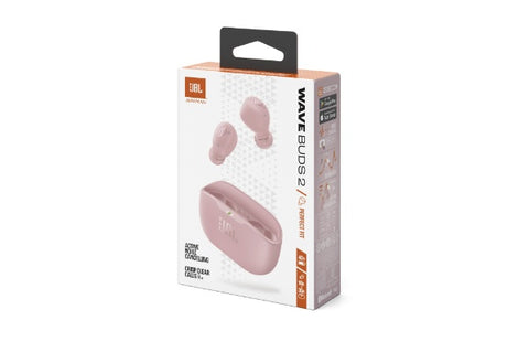 ジェイビーエル 完全ワイヤレスイヤホン JBL ピンク JBLWBUDS2PIK [ワイヤレス(左右分離) /ノイズキャンセリング対応 /Bluetooth対応]